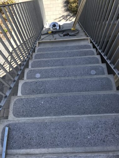 Treppe Gestockt zur Verbesserung Rutschsicherheit