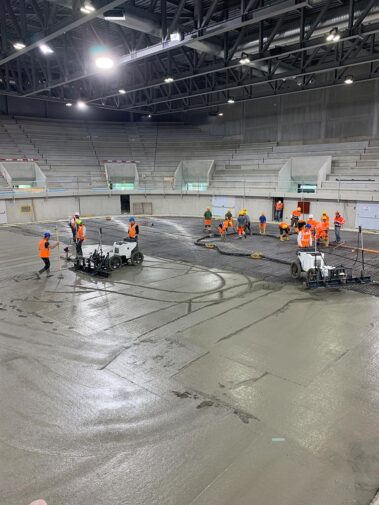 Nachkontrolle der Höhengenaugkeit.