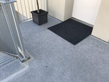 Hauseingang Gestockte-Strktur