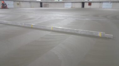 Ziel erreicht, Höhengenauigkeit: +/-5mm Raster 4,00m