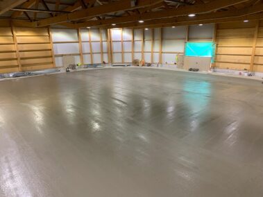 Ziel erreicht, Höhengenauigkeit: +/-5mm Raster 4,00m