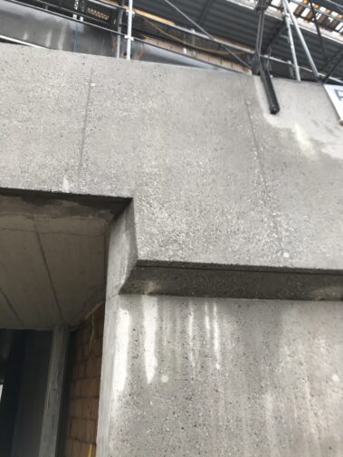 Fassade Gestockte-Struktur