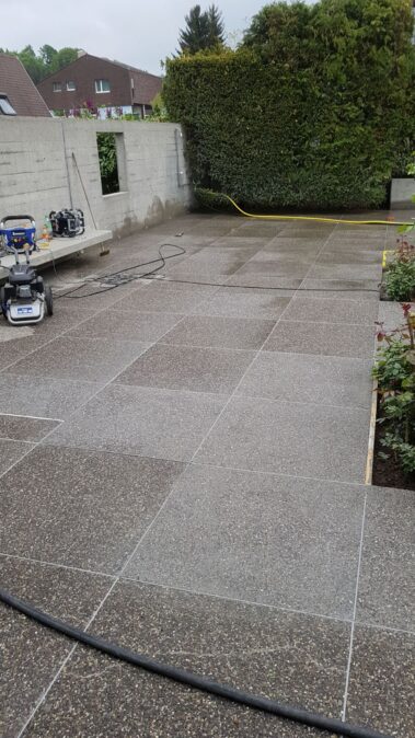 Waschbeton- Struktur, Sanierung Aussenbereich